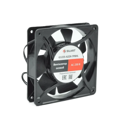 Вентилятор осевой SILART, 120 х 120 х 25 мм, 220 VAC, подшипник качения